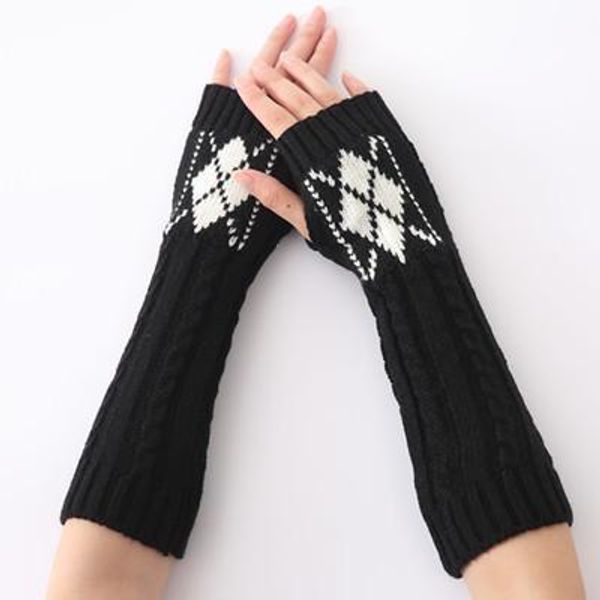 korean version of men' and women' autumn and winter jacquard diamond knitting wool half finger show finger ski gloves, Blue;gray
korean version of men' and women' autumn and winter jacquard diamond knitting wool half finger show finger ski gloves, Blue;gray