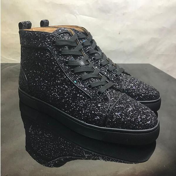 2019 designer fashion luxury red bottom sneakers flats for men women black glitter leather sneakers party wedding elegant casual walking
2019 designer fashion luxury red bottom sneakers flats for men women black glitter leather sneakers party wedding elegant casual walking