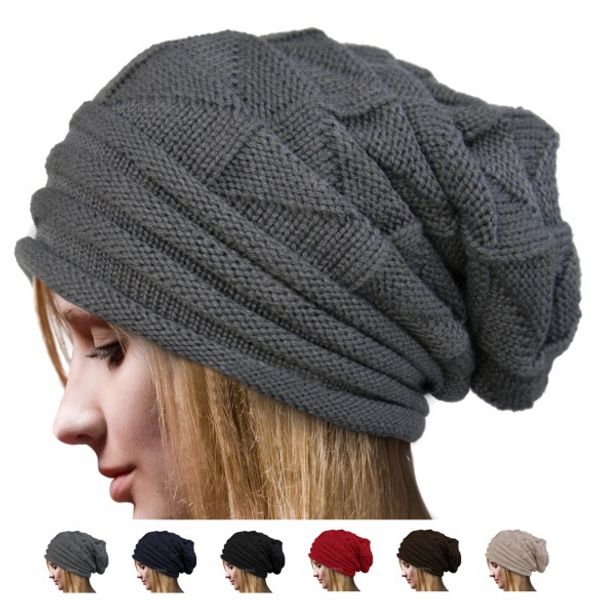 fashion autumn men women crochet knit oversize baggy slouchy beanie warm winter hat ski cap woman's woolen hats hot, Blue;gray
fashion autumn men women crochet knit oversize baggy slouchy beanie warm winter hat ski cap woman's woolen hats hot, Blue;gray