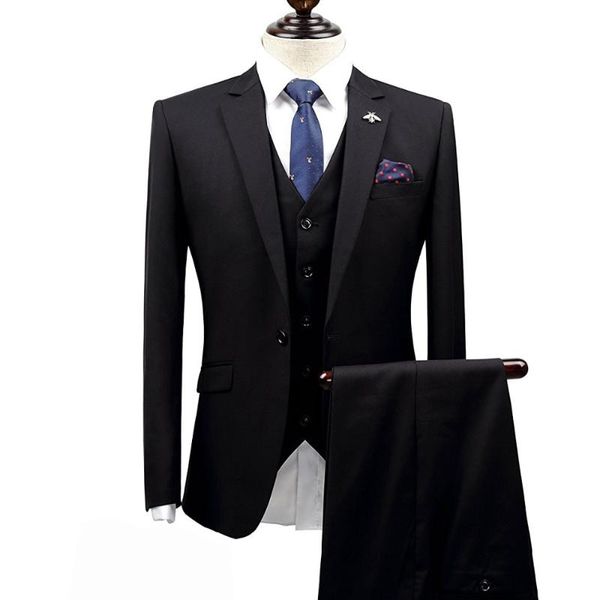men's suits & blazers brand clothing2021 latest spring men black 3pcs formal wedding tuxedo slim fit dress boy prom, White;black
men's suits & blazers brand clothing2021 latest spring men black 3pcs formal wedding tuxedo slim fit dress boy prom, White;black