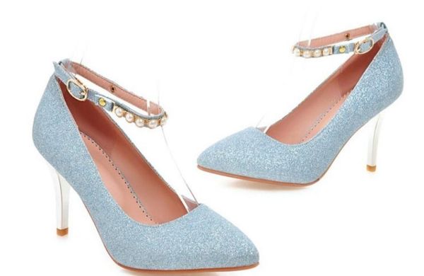 2019 women's shoes in spring and autumn with new style high heel fine heel pointed end sequined cloth@311, Black
2019 women's shoes in spring and autumn with new style high heel fine heel pointed end sequined cloth@311, Black
