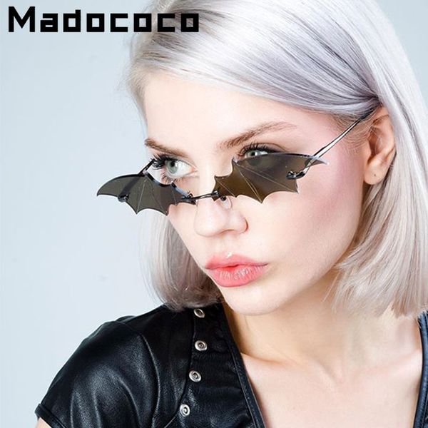 fashion bat vintage 2020 new sunglasses women mirror retro rimless sun glasses men frameless trend fashion small glasses eyewear, White;black
fashion bat vintage 2020 new sunglasses women mirror retro rimless sun glasses men frameless trend fashion small glasses eyewear, White;black