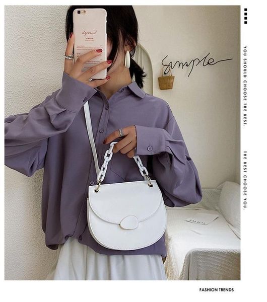 2020 new shoulder bag fashion ladies simple messenger bag korean casual solid color saddle women
2020 new shoulder bag fashion ladies simple messenger bag korean casual solid color saddle women