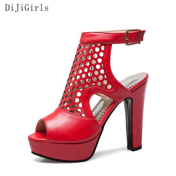 dijigirls breathable hole summer boots ankle buckle high heel peep toed sandals female party red yellow ankle booties for women, Black
dijigirls breathable hole summer boots ankle buckle high heel peep toed sandals female party red yellow ankle booties for women, Black