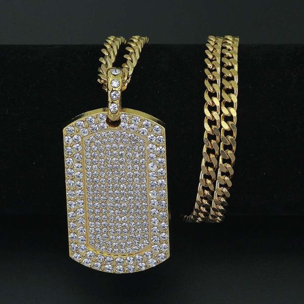 hip hop diamonds dog tag pendant necklaces for men luxury crystal pendants alloy rhinestone gold cuban chain necklace jewelry ing, Silver
hip hop diamonds dog tag pendant necklaces for men luxury crystal pendants alloy rhinestone gold cuban chain necklace jewelry ing, Silver
