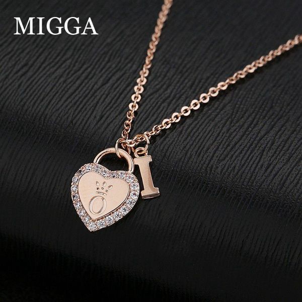 migga delicate cubic zirconia paved lock heart necklace women chain rose gold color cz crystal pendant jewelry, Silver
migga delicate cubic zirconia paved lock heart necklace women chain rose gold color cz crystal pendant jewelry, Silver