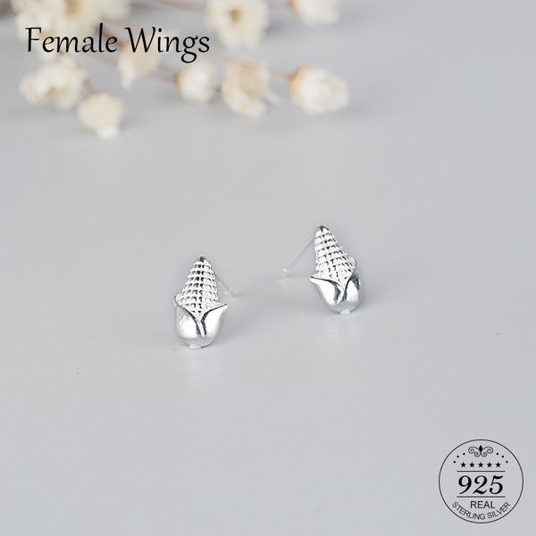 female wings pure 925 sterling silver earrings creative corn plant earrings women girls party gifts sweet elegant jewelry fe121, Golden;silver
female wings pure 925 sterling silver earrings creative corn plant earrings women girls party gifts sweet elegant jewelry fe121, Golden;silver