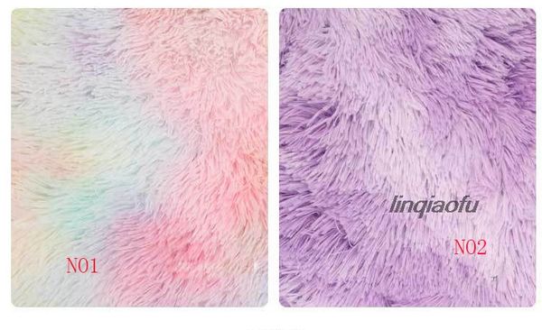 2019 new colorful plush rainbow hair pv flannel toy household goods fabric 160cmx100cm, Black;white
2019 new colorful plush rainbow hair pv flannel toy household goods fabric 160cmx100cm, Black;white
