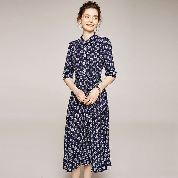 women silk blue retro floral dresses shirt 2020 summer brand long casual office work beach boho plus size dress slim fit, Black;gray
women silk blue retro floral dresses shirt 2020 summer brand long casual office work beach boho plus size dress slim fit, Black;gray