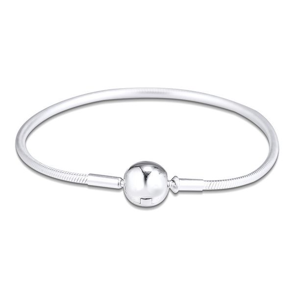 me collection thin snake chain signature round clasp charms bracelets for women diy jewelry 925 sterling silver bracelets female, Golden;silver
me collection thin snake chain signature round clasp charms bracelets for women diy jewelry 925 sterling silver bracelets female, Golden;silver