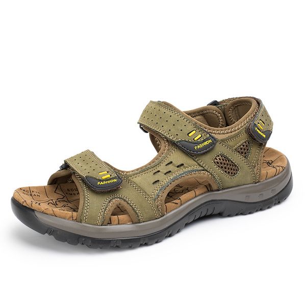 sandals mens genuine leather casual large size wear resistant sandalias hombre men, Black
sandals mens genuine leather casual large size wear resistant sandalias hombre men, Black
