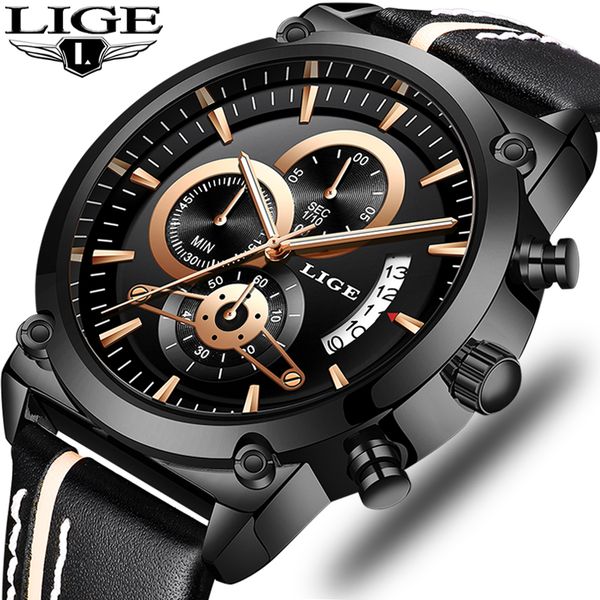 lige brand wristwatches fashion new arrival calendar casual men watches leather strap chronograph quartz watch gift, Slivery;brown
lige brand wristwatches fashion new arrival calendar casual men watches leather strap chronograph quartz watch gift, Slivery;brown