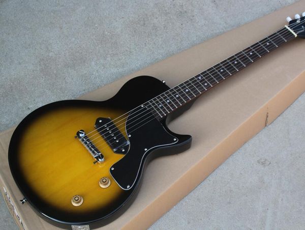 Factory Custom Black Yellow Electric Guitar with P90 Pickups,Black Pickguard,Chrome Hardwares,White Tuners,Offer Customized free shipping
Factory Custom Black Yellow Electric Guitar with P90 Pickups,Black Pickguard,Chrome Hardwares,White Tuners,Offer Customized free shipping