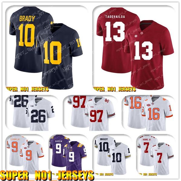 5-24 ncaa 10 tom brady 13 tua tagovailo alabama crimson tide college football jersey matthew stafford barry sanders t.j. hockenson, Black;red
5-24 ncaa 10 tom brady 13 tua tagovailo alabama crimson tide college football jersey matthew stafford barry sanders t.j. hockenson, Black;red