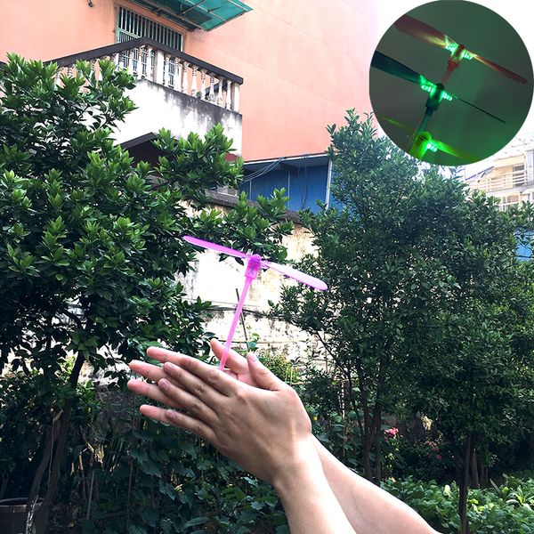 led bamboo dragonfly shooting rocket flying parachute sky ufo outdoor luminous toys for children glow in the dark toys
led bamboo dragonfly shooting rocket flying parachute sky ufo outdoor luminous toys for children glow in the dark toys