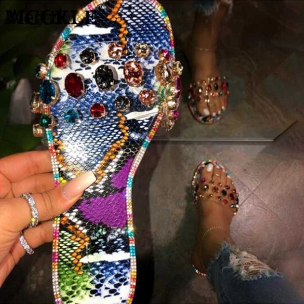 women's summer slippers ladies open toe transparent crystal flat sansals woman comfort casual fashion shoes female new b490, Black
women's summer slippers ladies open toe transparent crystal flat sansals woman comfort casual fashion shoes female new b490, Black