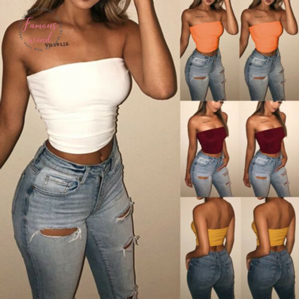 новый 2019 женщины solid sexy вскользь плеча верхней части бака жилет без рукавов лето crop top cami top, White
новый 2019 женщины solid sexy вскользь плеча верхней части бака жилет без рукавов лето crop top cami top, White