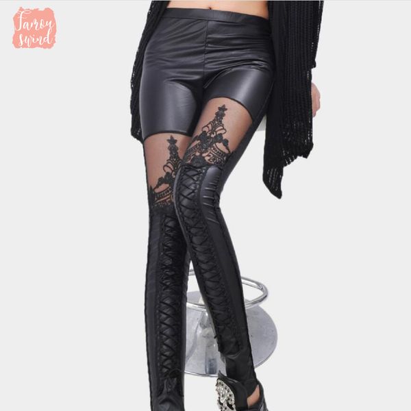 женщины леггинсы legins черный панк кожа готическая мода sexy pu шитье вышивка полые кружева гетры для женщин легинсы, Black
женщины леггинсы legins черный панк кожа готическая мода sexy pu шитье вышивка полые кружева гетры для женщин легинсы, Black