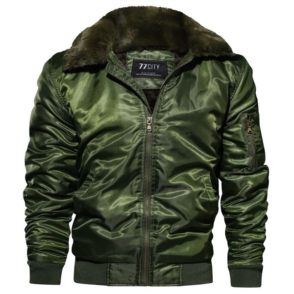 aboorun winter mens bomber jackets army thick fleece fur collar jackets men's fashion warm coat parkas x1259, Black;brown
aboorun winter mens bomber jackets army thick fleece fur collar jackets men's fashion warm coat parkas x1259, Black;brown