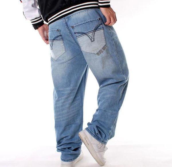 loose plus size 44 men jeans baggy skateboard trousers hiphop men boys multi-pocket denim hip hop rap pants men's four seasons, Blue
loose plus size 44 men jeans baggy skateboard trousers hiphop men boys multi-pocket denim hip hop rap pants men's four seasons, Blue