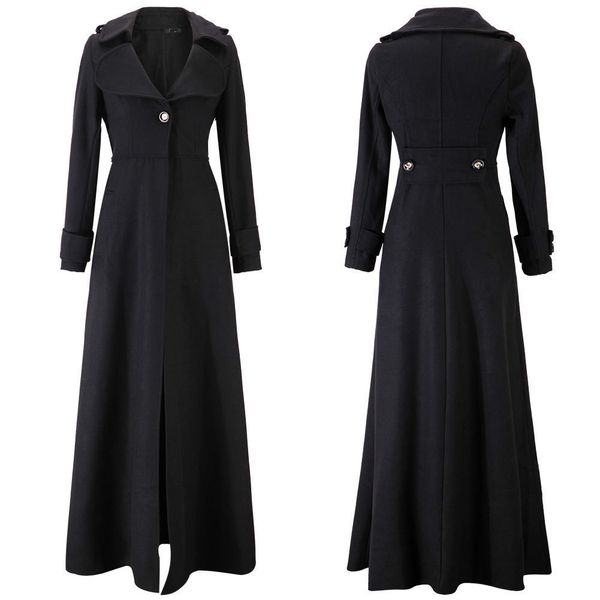elegant ladies overcoat office girl outerwear autumn winter black woolen blend coat women slim loose big long windbreaker jacket
elegant ladies overcoat office girl outerwear autumn winter black woolen blend coat women slim loose big long windbreaker jacket