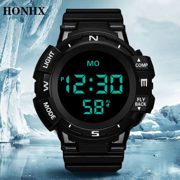 honhx mens watch luxury digital led date sport outdoor electronic watch reloj deportivo hombre led watches digital men, Slivery;brown
honhx mens watch luxury digital led date sport outdoor electronic watch reloj deportivo hombre led watches digital men, Slivery;brown
