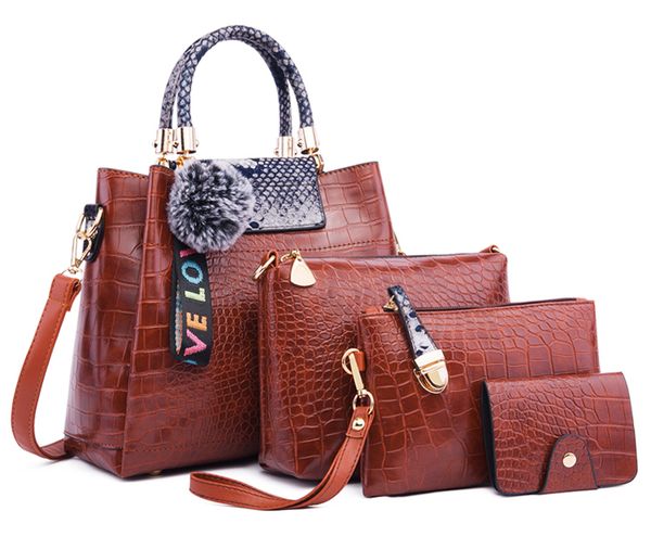 handbags women fashion bags tassel purses handbags set 4 pieces shoulder bags composite clutch female bolsa feminina
handbags women fashion bags tassel purses handbags set 4 pieces shoulder bags composite clutch female bolsa feminina