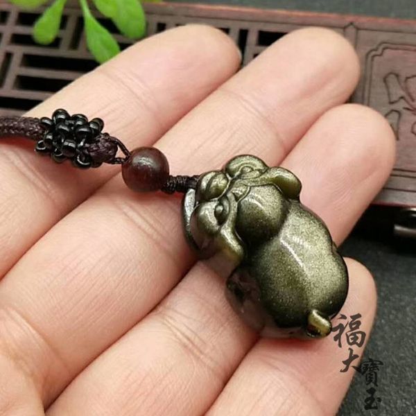 natural gold obsidian pig pendant this life zodiac pig item fall men and women transfer caiyu pendant, Silver
natural gold obsidian pig pendant this life zodiac pig item fall men and women transfer caiyu pendant, Silver
