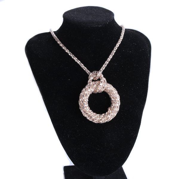 rose gold-color circle chain necklace crystal shining cable style women fashion jewelry birthday present, Silver
rose gold-color circle chain necklace crystal shining cable style women fashion jewelry birthday present, Silver