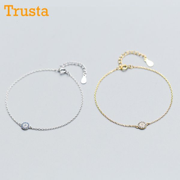trusta 100% 925 solid real sterling silver fashion women's jewelry round eye cz bracelet 16cm for teen girl lady gift ds966, Black
trusta 100% 925 solid real sterling silver fashion women's jewelry round eye cz bracelet 16cm for teen girl lady gift ds966, Black