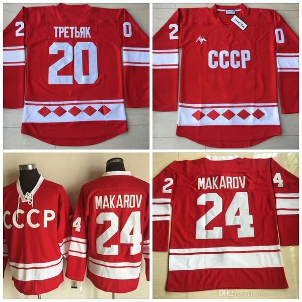 Men's #20 Vladislav Tretiak Russia Jersey 24 Sergei Makarov 1980 CCCP Russia Hockey Jerseys Hockey Jerseys
Men's #20 Vladislav Tretiak Russia Jersey 24 Sergei Makarov 1980 CCCP Russia Hockey Jerseys Hockey Jerseys