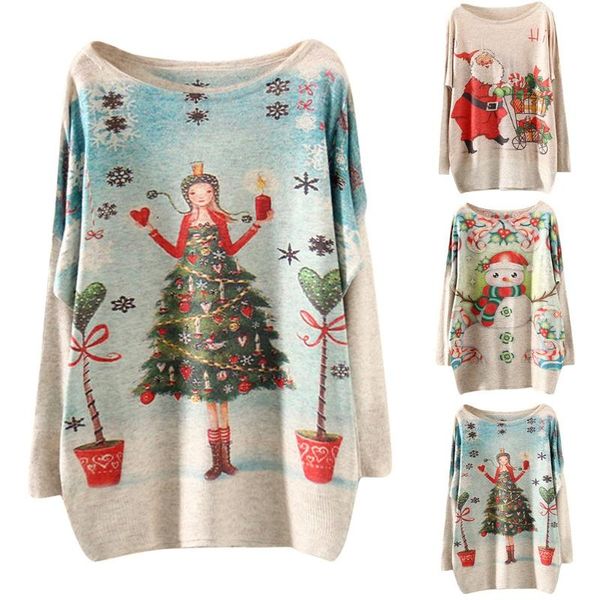 women's sweaters christmas sweater women fashion o-neck tree print long sleeve ropa mujer 2021, White;black
women's sweaters christmas sweater women fashion o-neck tree print long sleeve ropa mujer 2021, White;black
