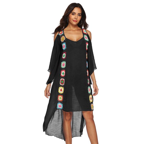 2019 dhl women's summer u neck asymmetrical maxi dress vintage boho printing 3/4 sleeve casual long dresses plus size, Black;gray
2019 dhl women's summer u neck asymmetrical maxi dress vintage boho printing 3/4 sleeve casual long dresses plus size, Black;gray
