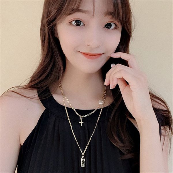 2020 hip hop multilayer silver metal chain square cross pendant necklace fashion punk geometric choker necklaces for women men
2020 hip hop multilayer silver metal chain square cross pendant necklace fashion punk geometric choker necklaces for women men