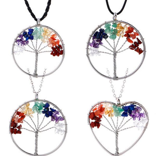 10pcs/set tree of life necklace 7 chakra stone beads tree of life pendulum pendant necklace for women healing crystal necklaces pendants, Silver
10pcs/set tree of life necklace 7 chakra stone beads tree of life pendulum pendant necklace for women healing crystal necklaces pendants, Silver