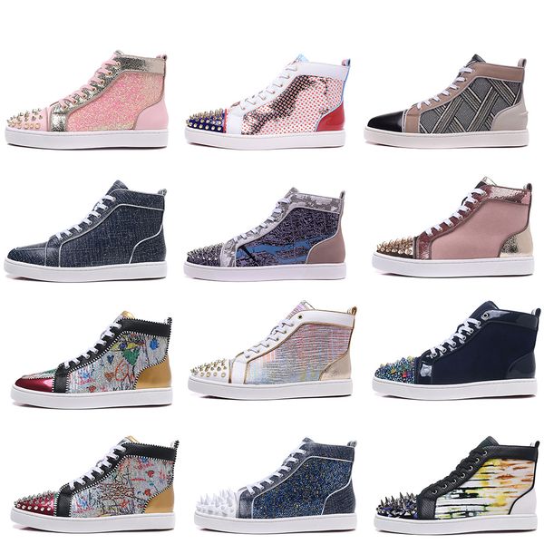spikes red bottoms pik studded sneakers women men luxury designer boots flat casual red sole autumn winter casual shoes, Black
spikes red bottoms pik studded sneakers women men luxury designer boots flat casual red sole autumn winter casual shoes, Black