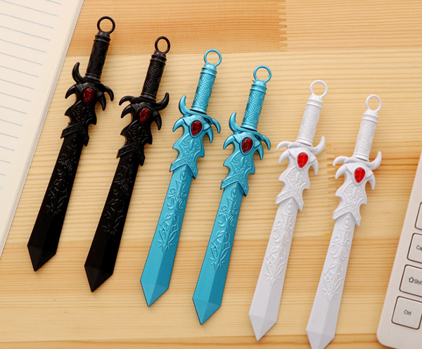 100pcs/lot wholesale gel pen cartoon big sword cool neutral pen black ink creative student stationery writing tool gp751
100pcs/lot wholesale gel pen cartoon big sword cool neutral pen black ink creative student stationery writing tool gp751