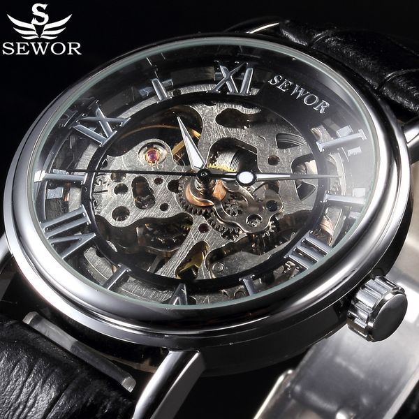 sewor luxury brand mechanical watch skeleton watches men casual clock leather fashion wristwatches erkek kol saati relojes sh190730, Slivery;brown
sewor luxury brand mechanical watch skeleton watches men casual clock leather fashion wristwatches erkek kol saati relojes sh190730, Slivery;brown
