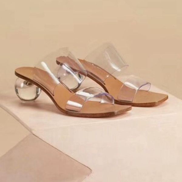 slippers 2021 women slipper summer geometric heel beach transparent pvc sandal open toe slides size 42, Black
slippers 2021 women slipper summer geometric heel beach transparent pvc sandal open toe slides size 42, Black