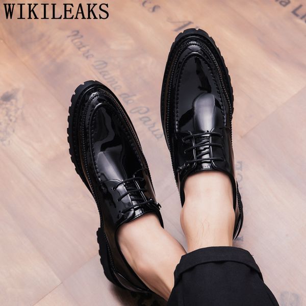 oxford shoes for men patent leather designer shoes men black suit elegant zapatos formales hombre sapato social scarpe
oxford shoes for men patent leather designer shoes men black suit elegant zapatos formales hombre sapato social scarpe