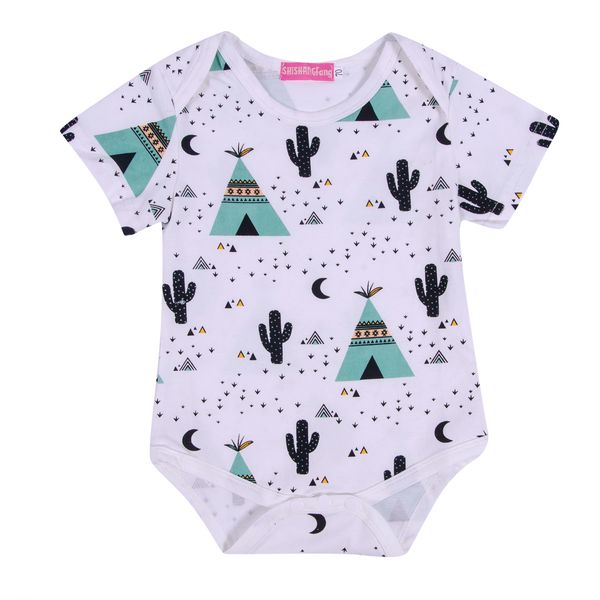 Summer new baby boys clothes pineapple cactus pattern short sleeve infant cotton jumpsuit newborn baby girl rompers
Summer new baby boys clothes pineapple cactus pattern short sleeve infant cotton jumpsuit newborn baby girl rompers