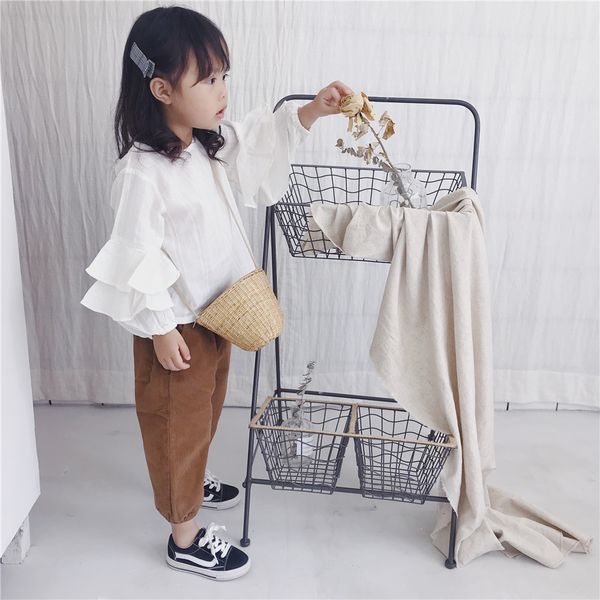2019 autumn new arrival baby girls white long sleeve blouse kids princess ruffled sleeve blouse girls ruffle shirt, White;black
2019 autumn new arrival baby girls white long sleeve blouse kids princess ruffled sleeve blouse girls ruffle shirt, White;black