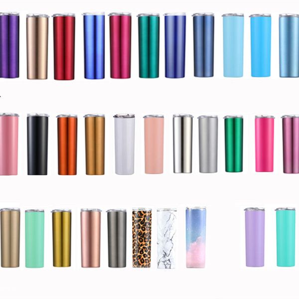 32 color 20oz 304 stainless steel straight cup body skinny tumbler with straw cold insulation cup outdoor car cup drinkware t2i51138
32 color 20oz 304 stainless steel straight cup body skinny tumbler with straw cold insulation cup outdoor car cup drinkware t2i51138