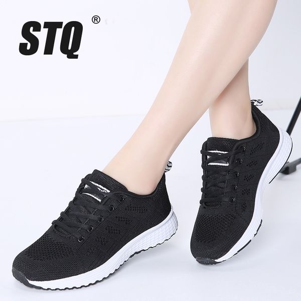stq sneakers women flat shoes female 2019 autumn casual lace-up breathable mesh sneakers ladies shoes women walking a08, Black
stq sneakers women flat shoes female 2019 autumn casual lace-up breathable mesh sneakers ladies shoes women walking a08, Black