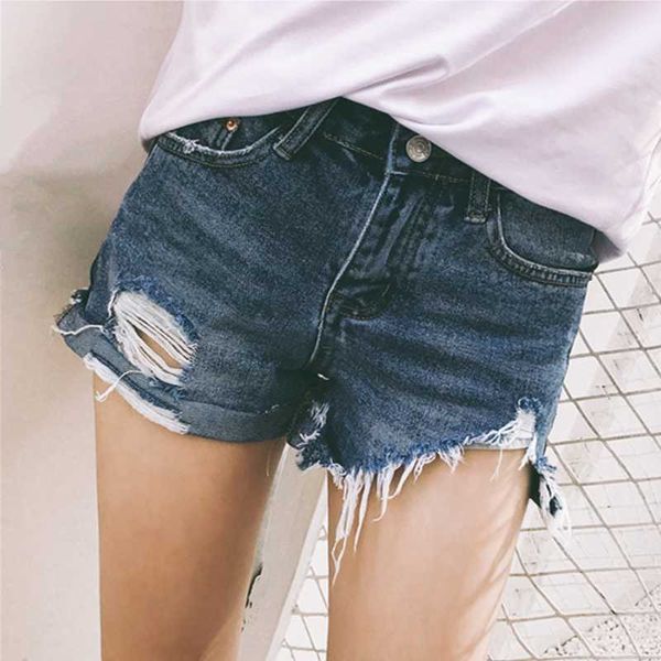 2020 european and american wind female blue high waist denim shorts women worn loose burr hole jeans shorts plus size, White;black
2020 european and american wind female blue high waist denim shorts women worn loose burr hole jeans shorts plus size, White;black