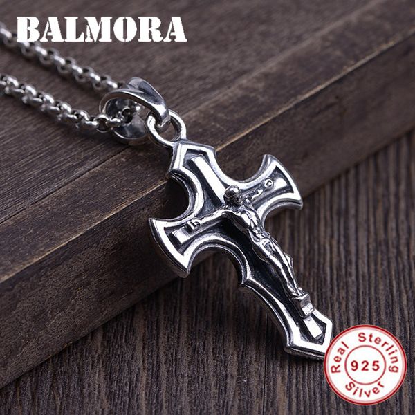 balmora 925 sterling silver cross religious pendant for men fashion punk style christian jewelry accessories without a chain
balmora 925 sterling silver cross religious pendant for men fashion punk style christian jewelry accessories without a chain