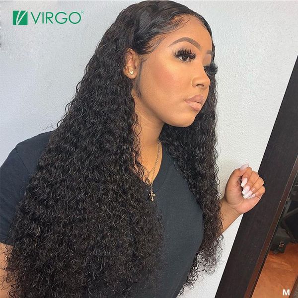 virgo 10-30 inch lace front wig 4x4 lace closure wig deep wave wigs front human hair for black women 150% density remy, Black;brown
virgo 10-30 inch lace front wig 4x4 lace closure wig deep wave wigs front human hair for black women 150% density remy, Black;brown