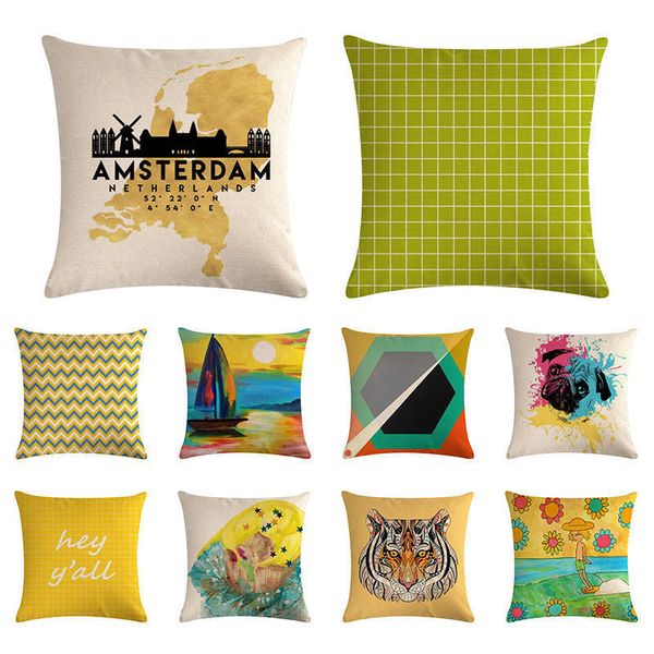 geometric cushion covers yellow line wave pillow case cartoon horse for home chair sofa decoration square pillowcases zy1385
geometric cushion covers yellow line wave pillow case cartoon horse for home chair sofa decoration square pillowcases zy1385