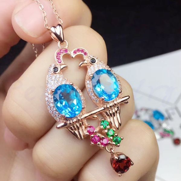 natural blue z necklace pendant 2.5ct*2pcs gemstone 925 sterling silver parrot style fine jewelry #sb18111503
natural blue z necklace pendant 2.5ct*2pcs gemstone 925 sterling silver parrot style fine jewelry #sb18111503