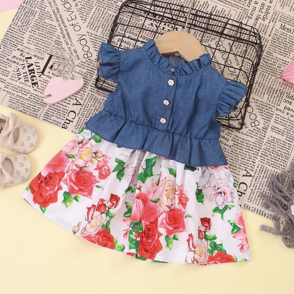 girls denim dress toddler baby denim patchwork floral ruffle princess dress outfits clothing toddler girl summer dresses 2020, Red;yellow
girls denim dress toddler baby denim patchwork floral ruffle princess dress outfits clothing toddler girl summer dresses 2020, Red;yellow